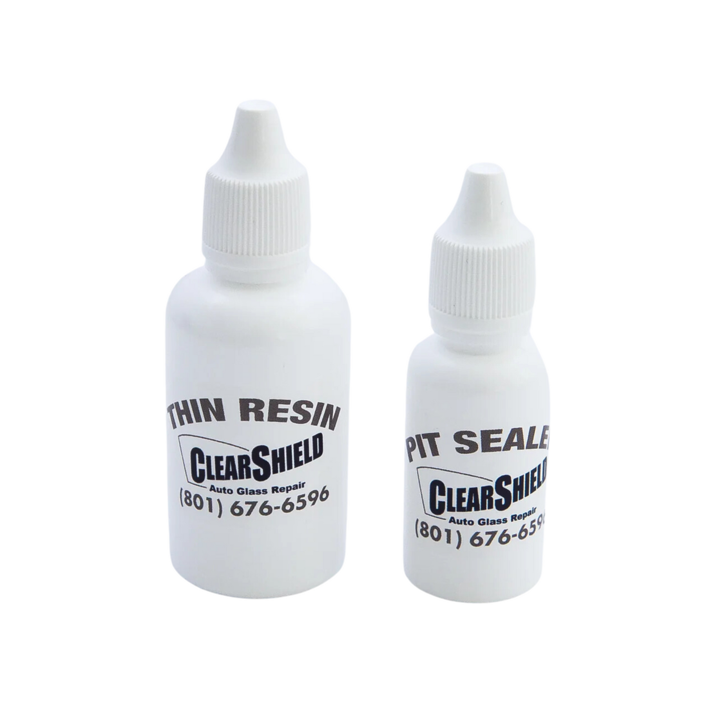 Resin Multi pack ( bottle of each ) ClearShield Supplies Auto Glass Repair Windshield Repair Products