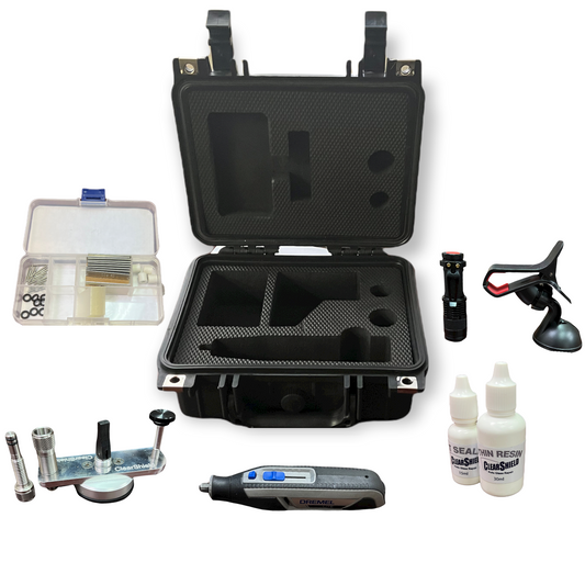 Professional Windshield Repair Kit [200 Repairs] ClearShield Supplies Windshield Crack Repair Kits