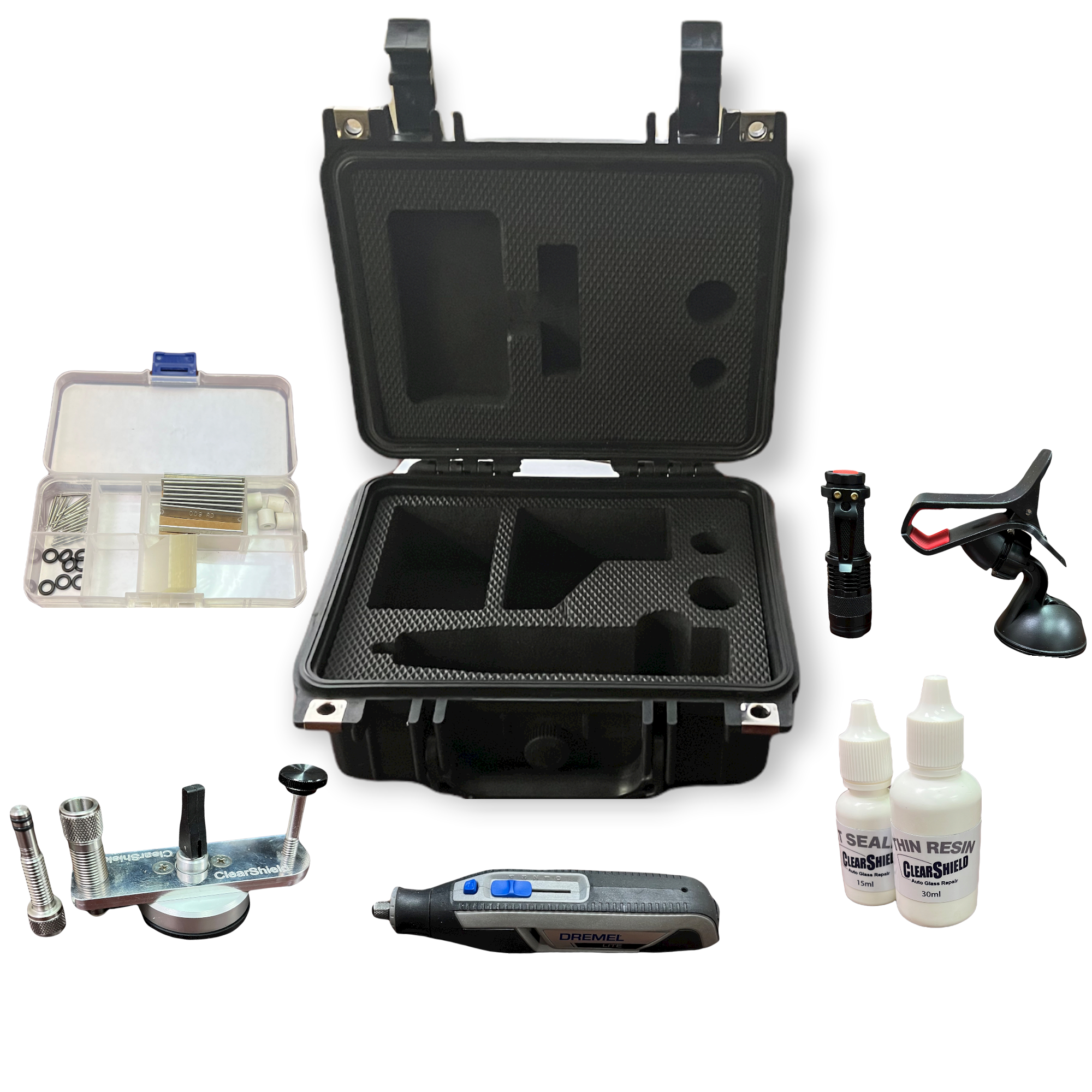 Windshield Crack Repair Kit, Window Glass Repair Kit, Automotive Fluid Glass  Filler Vehicle Windscreen Tool Air Pump Type