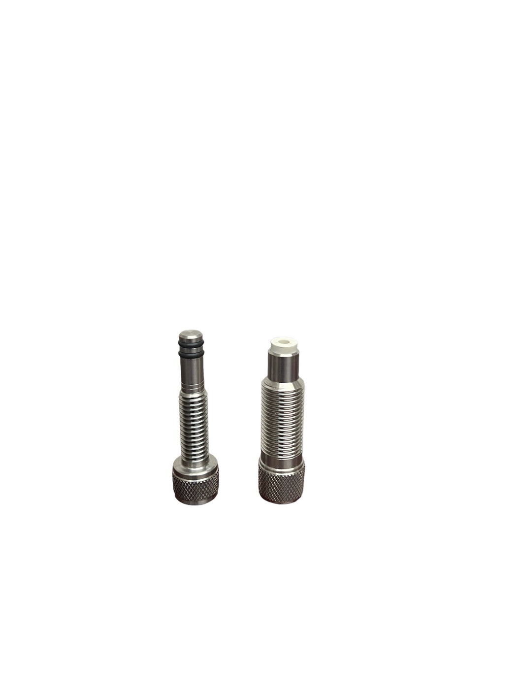 End seal style injector and plunger piece
